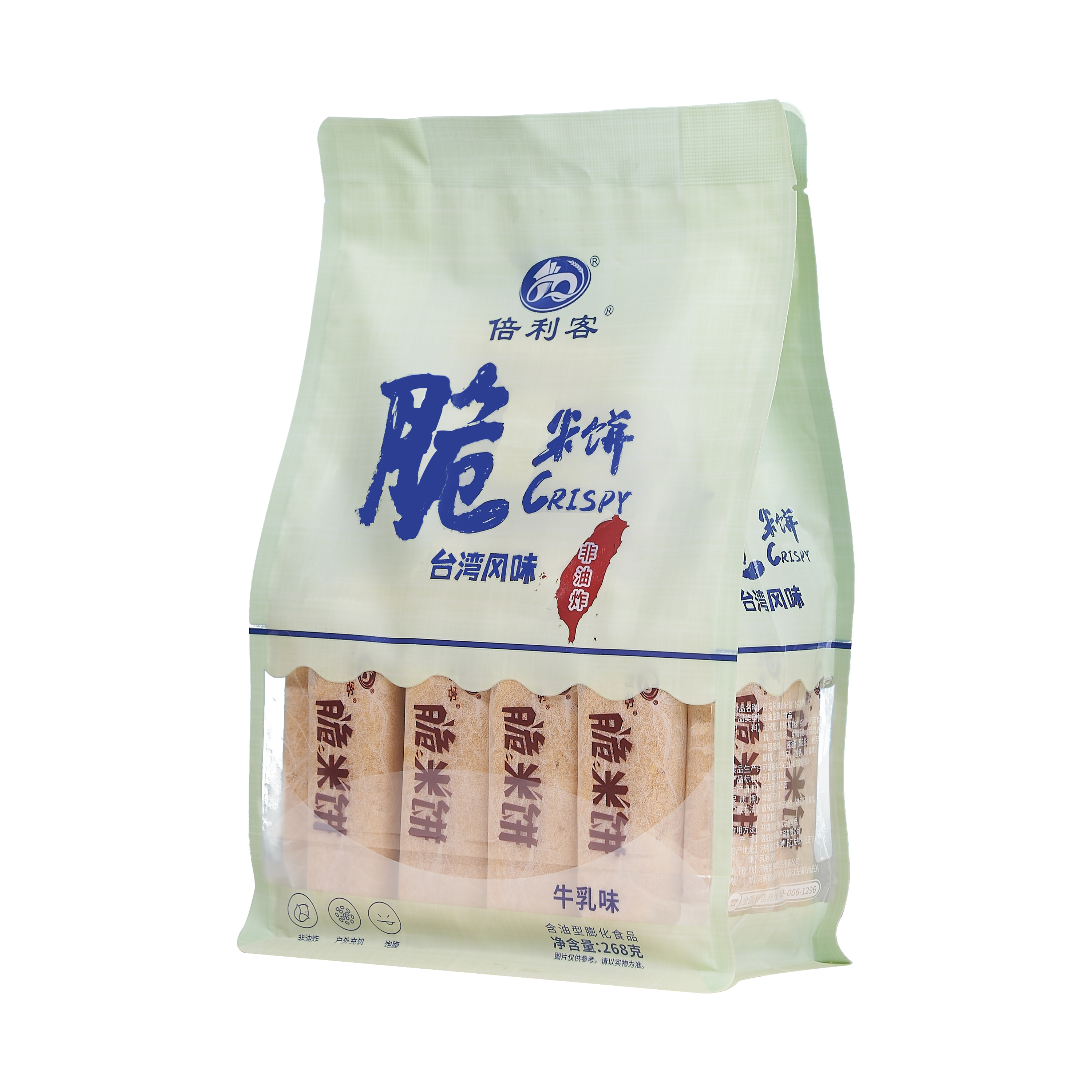 脆米饼牛乳味268g
