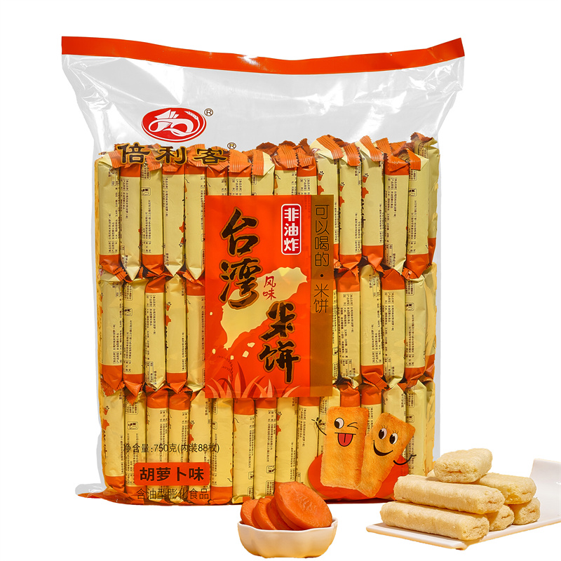 台湾米饼胡萝卜味750g