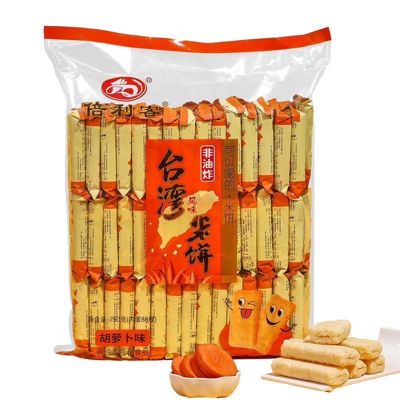 台湾米饼胡萝卜味750g