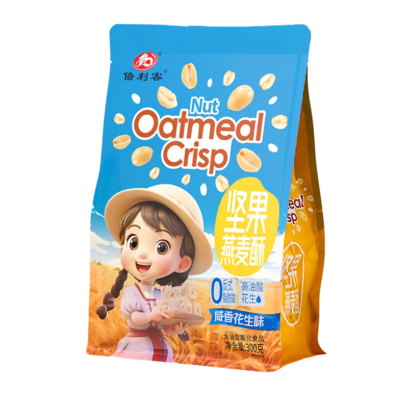 坚果燕麦酥咸香花生味300g